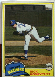 1981 Topps Baseball Cards      033      Rick Honeycutt